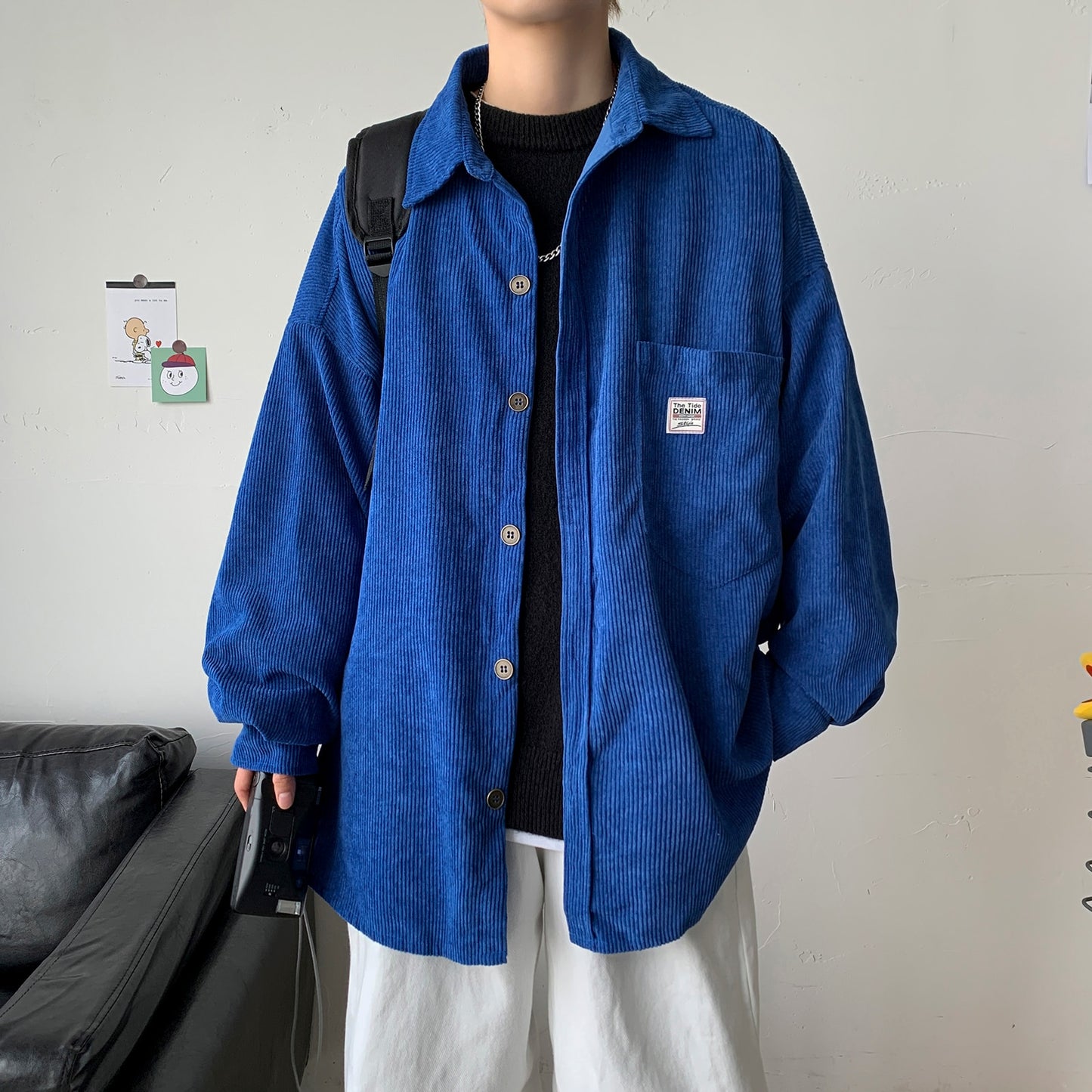 Corduroy Harajuku Streetwear