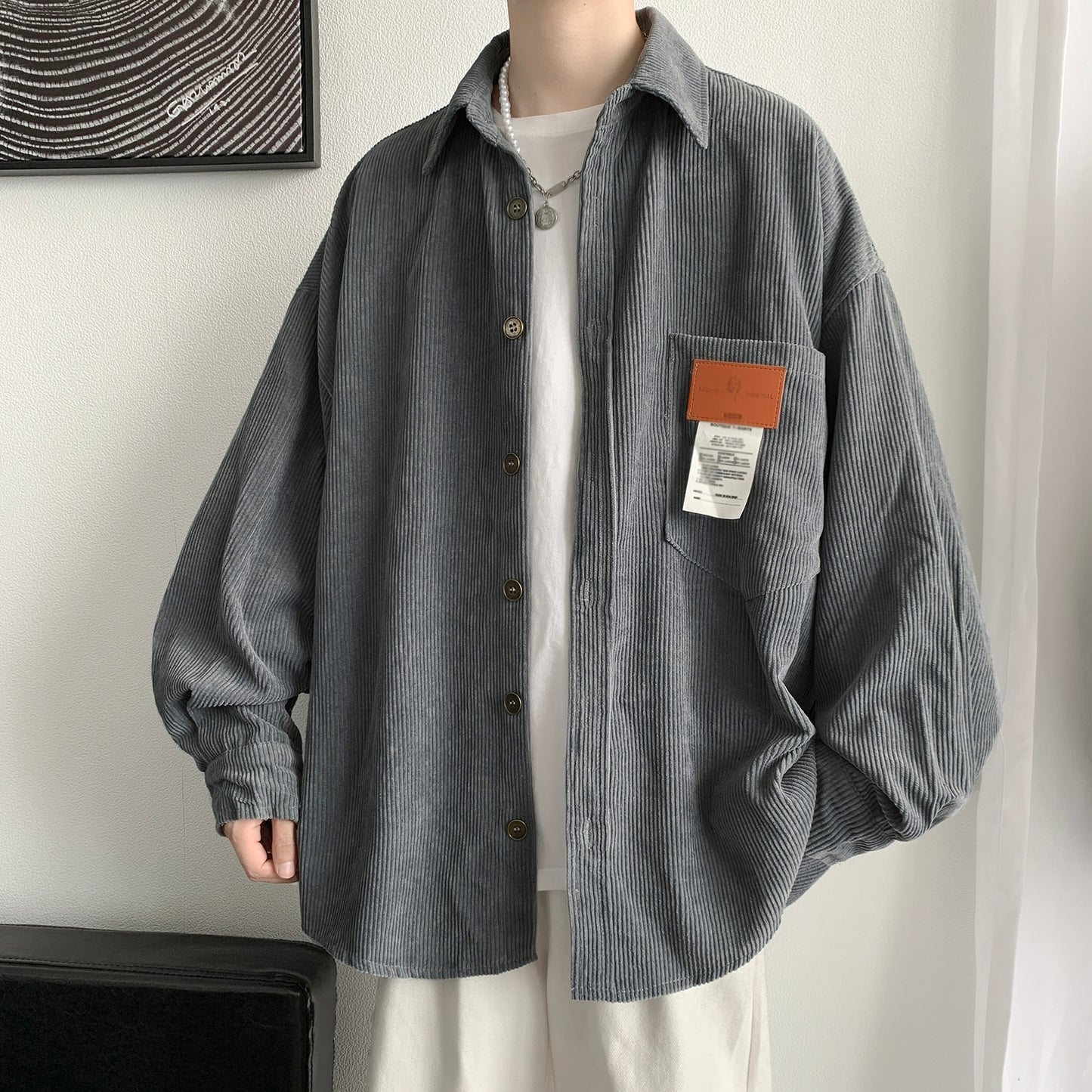 Corduroy Harajuku Streetwear