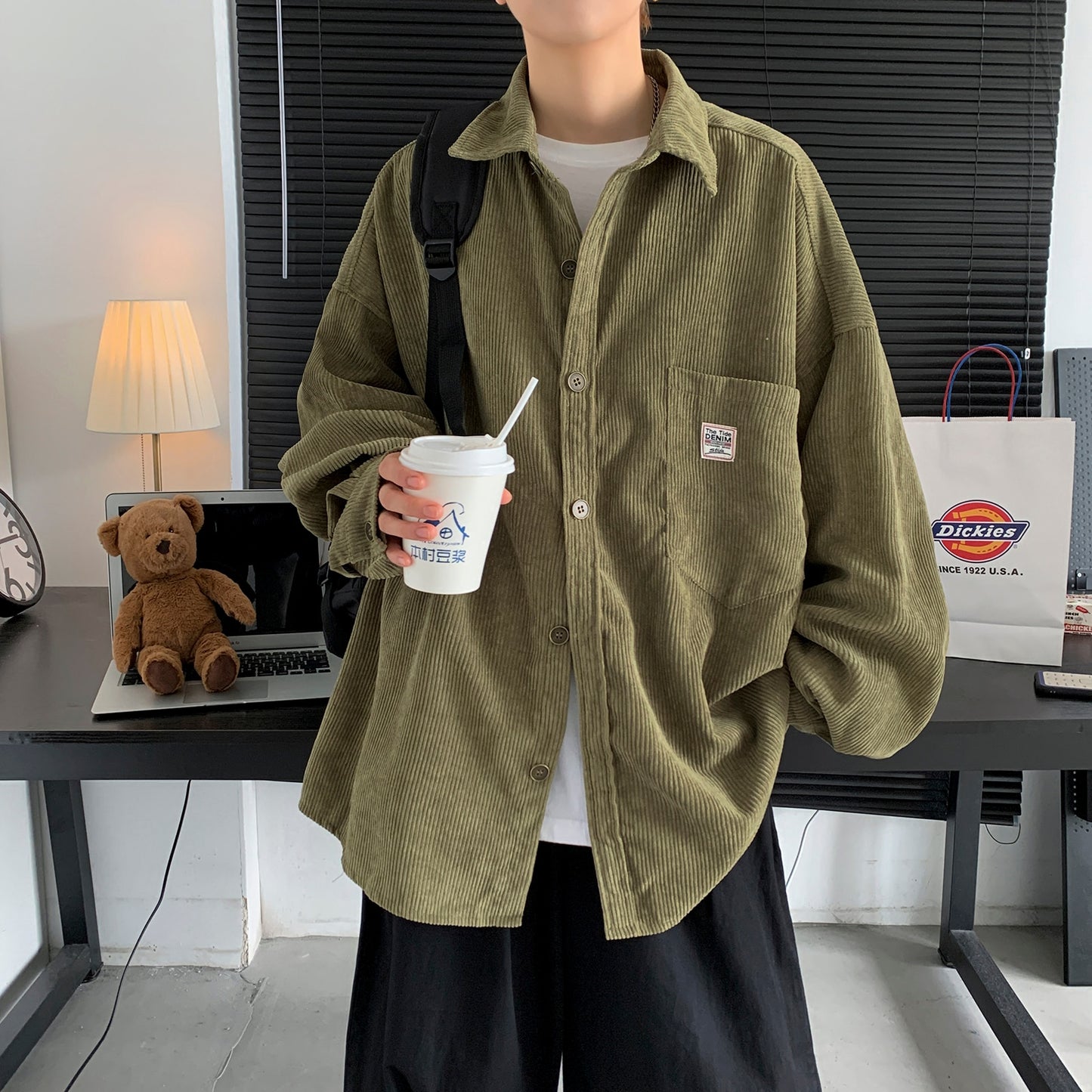 Corduroy Harajuku Streetwear