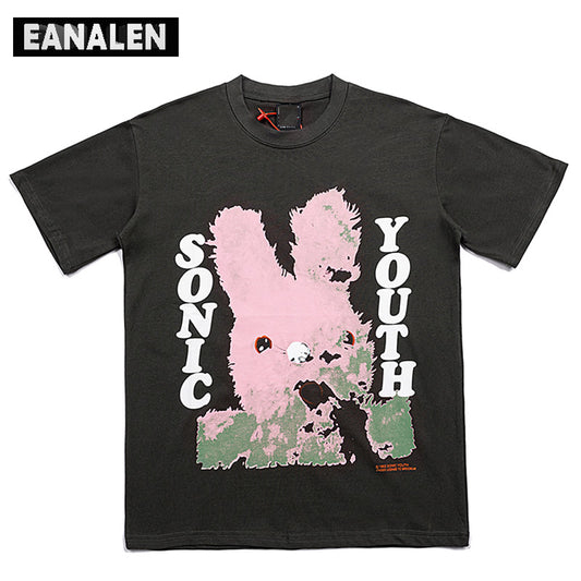 RETRO RABBIT GRAPHIC TEE